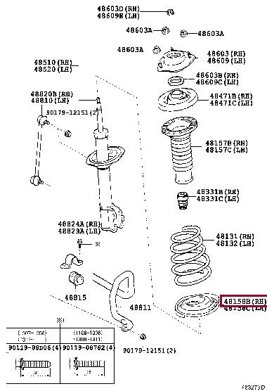 Toyota 48158-33080 Автозапчастина 4815833080: Приваблива ціна - Купити в Україні на EXIST.UA! 4815833080 Toyota Автозапчастина