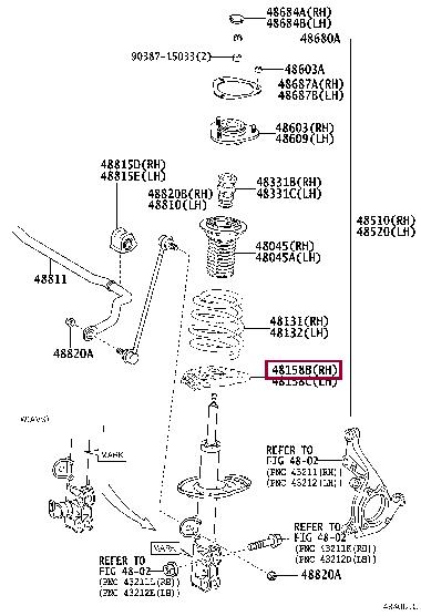 Купить Toyota 48158-78010 по низкой цене в Украине!