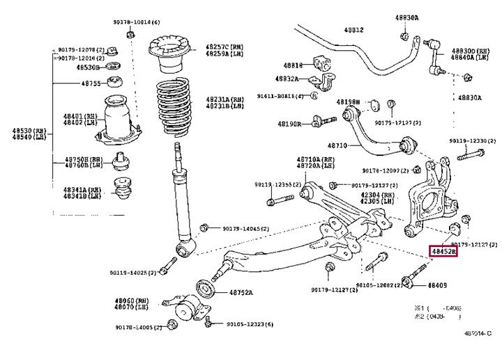 Купити Toyota 48452-32040 за низькою ціною в Україні!