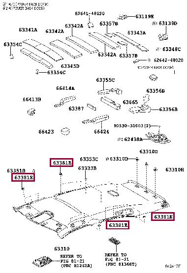Клипса Toyota 63381-48030