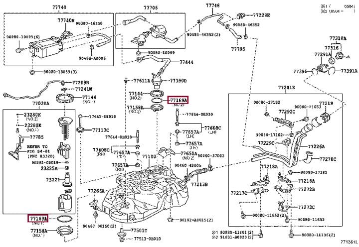 Toyota 77169-48040 Кольцо уплотнительное фильтра топливного 7716948040: Приваблива ціна - Купити в Україні на EXIST.UA! 7716948040 Toyota Кольцо уплотнительное фильтра топливного