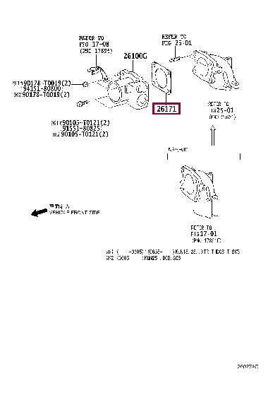 Прокладка Toyota 26171-30020