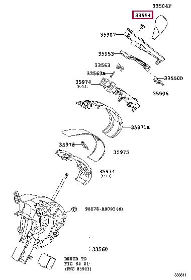 335540T010 Toyota Заглушка