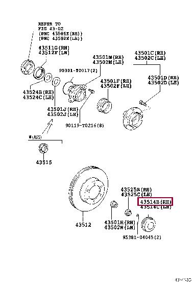 Toyota 43514-0K010 Ковпак ступиці колеса 435140K010: Приваблива ціна - Купити в Україні на EXIST.UA! 435140K010 Toyota Ковпак ступиці колеса