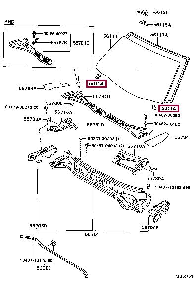 5611450020 Toyota Клипса