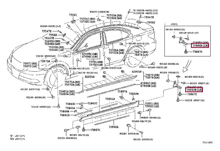 7586650130 Toyota Клипса