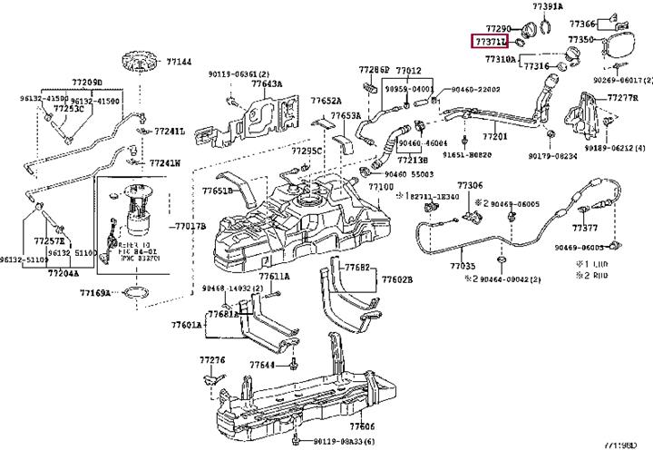 7737135010 Toyota Кольцо уплотнительное