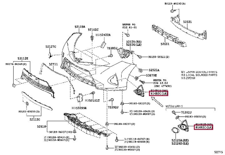 Купить Toyota 81482-02280 по низкой цене в Украине!
