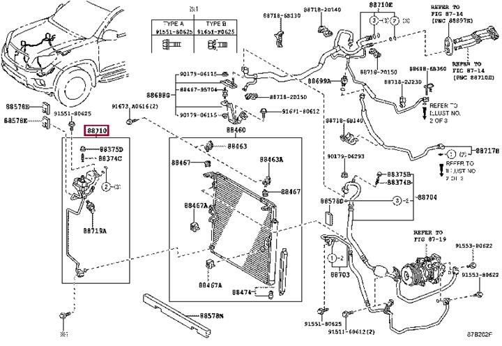 8871060C40 Toyota Трубка кондиционера