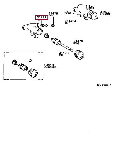 Toyota 47547-60020 Комплект монтажный тормозных колодок 4754760020: Отличная цена - Купить в Украине на EXIST.UA! 4754760020 Toyota Комплект монтажный тормозных колодок