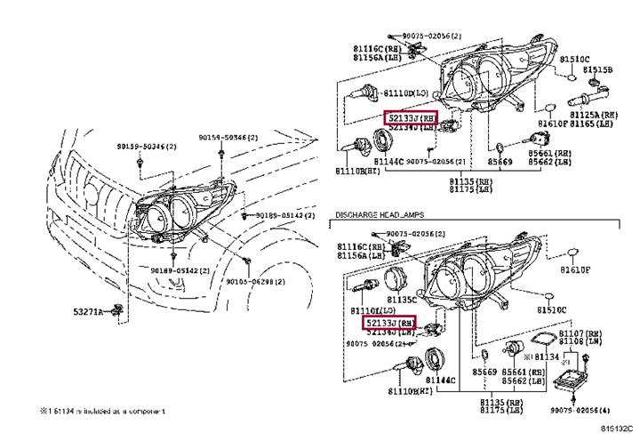 5213360150 Toyota Кронштейн осушителя