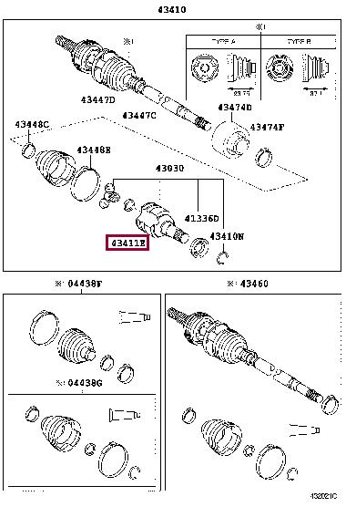 9008052093 Toyota Кільце стопорне