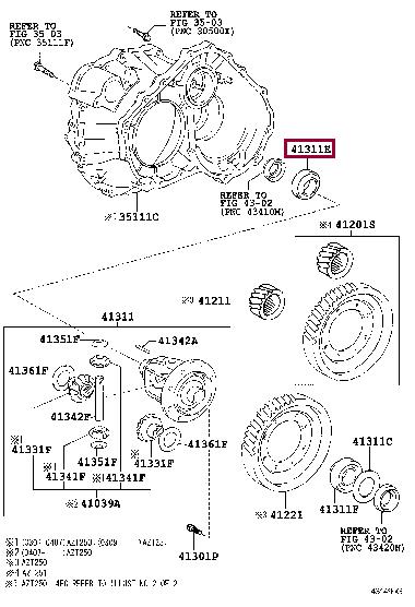 9036650106 Toyota Подшипник