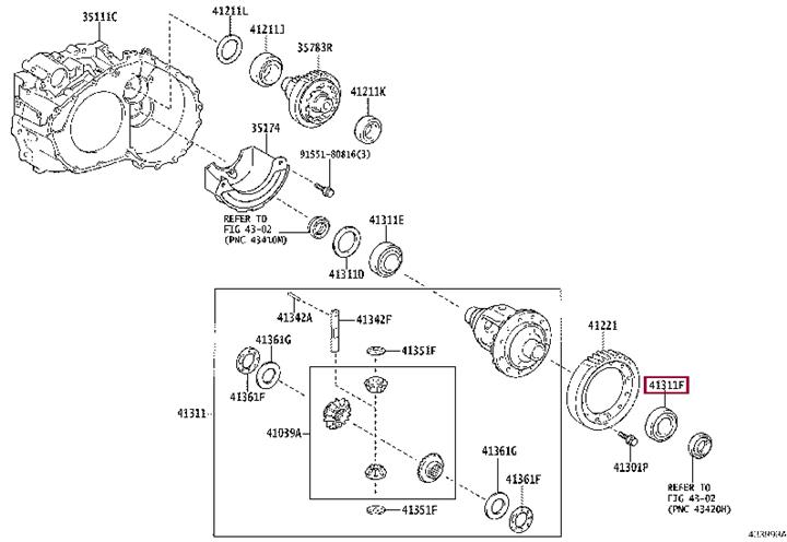 9036655071 Toyota Подшипник