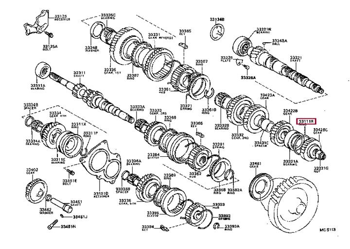 9052057002 Toyota Кольцо стопорное