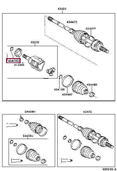 9052133002 Toyota Кольцо