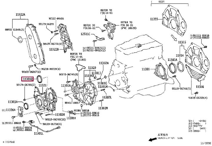 Toyota 90311-65004 Сальник вала коленчатого передний 9031165004: Отличная цена - Купить в Украине на EXIST.UA! 9031165004 Toyota Сальник вала коленчатого передний