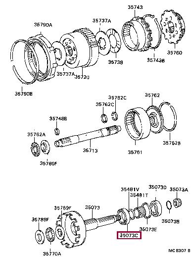 9036345008 Toyota Подшипник