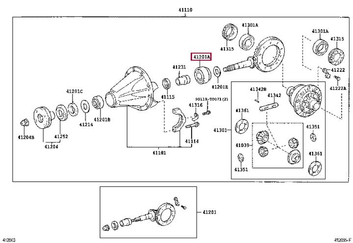 Toyota 90366-T0016 Підшипник 90366T0016: Приваблива ціна - Купити в Україні на EXIST.UA! 90366T0016 Toyota Підшипник