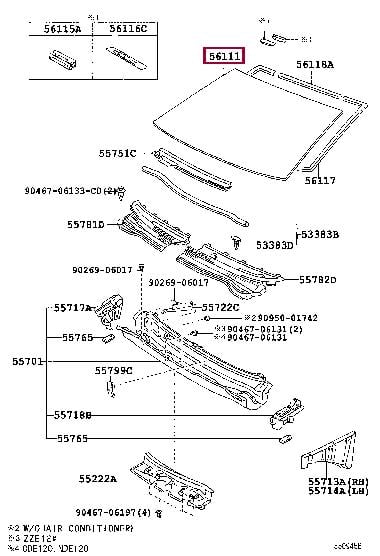 5610113020 Toyota Автозапчастина
