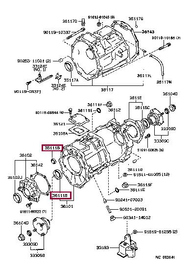 9031115008 Toyota Сальник