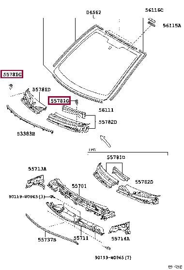 90467W0008C0 Toyota Клипса