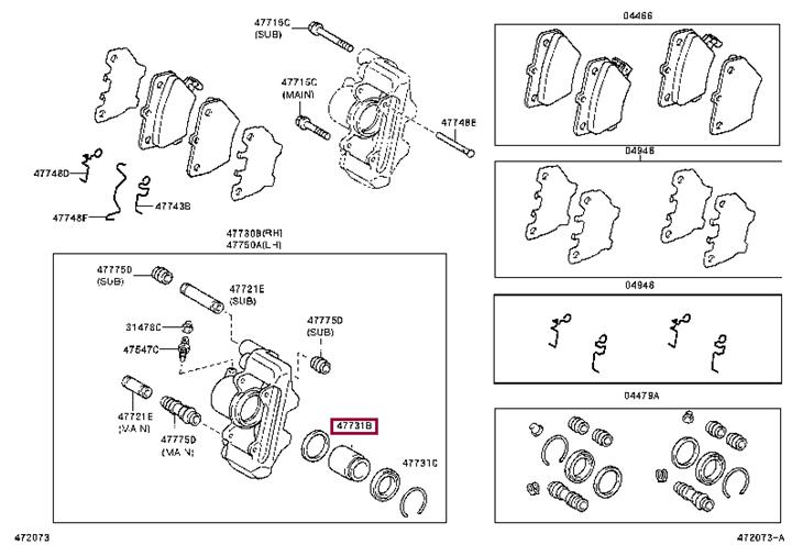 Купить Toyota 47731-20250 по низкой цене в Украине!