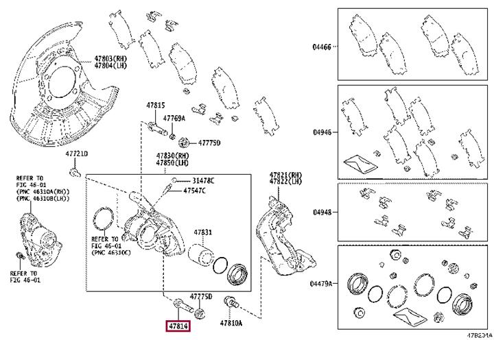 Купити Toyota 47814-78010 за низькою ціною в Україні!