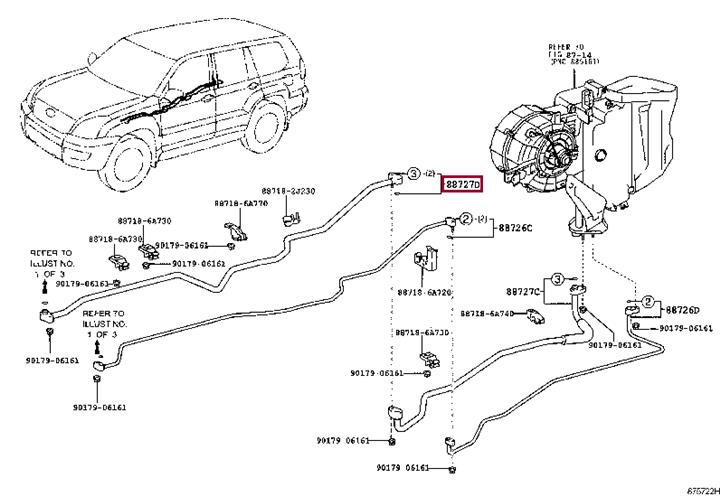 8871560190 Toyota Трубка кондиціонера