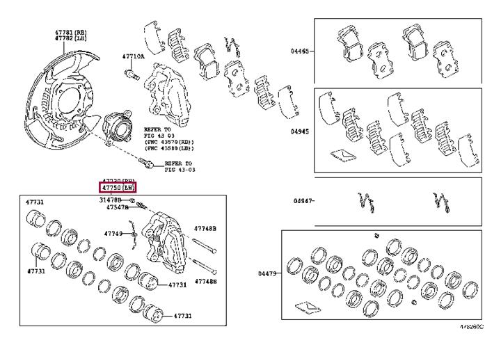 Купить Toyota 47750-0C030 по низкой цене в Украине!