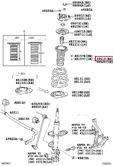 Купити Toyota 48510-80363 за низькою ціною в Україні!