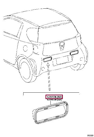 6294030150 Toyota Повітропровід