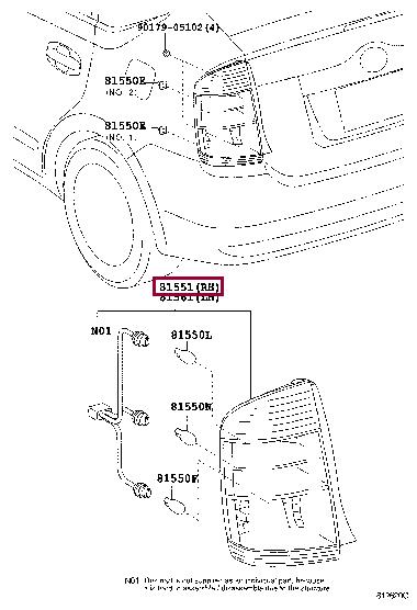 Купить Toyota 81551-47100 по низкой цене в Украине!