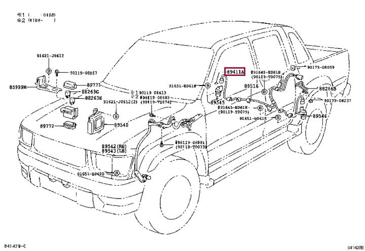 9672319021 Toyota Кольцо резиновое