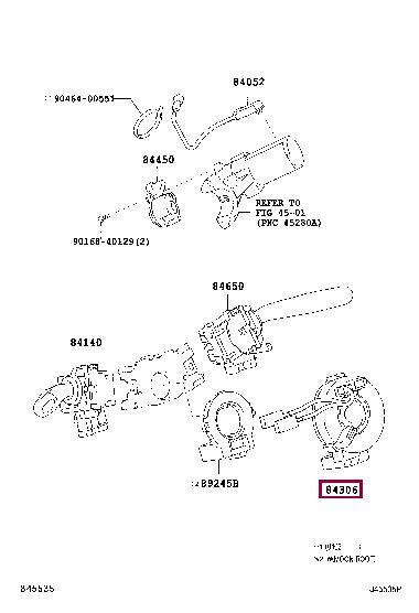 8430652060 Toyota Шлейф підрульовий