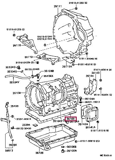 3516836010 Toyota Прокладка профилированная