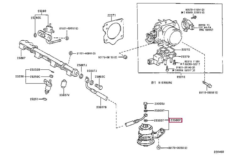 2330019525 Toyota Топливный фильтр