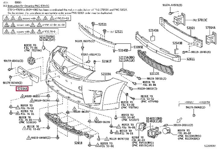 5211447140 Toyota Кронштейн бампера