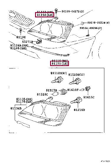 Купить Toyota 81150-48031 по низкой цене в Украине!