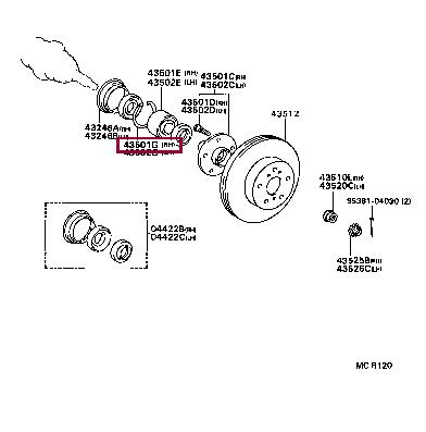 9052185002 Toyota Шплинт