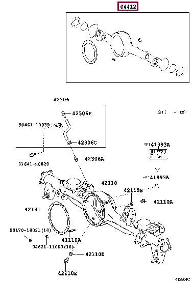 0441260450 Toyota Прокладка