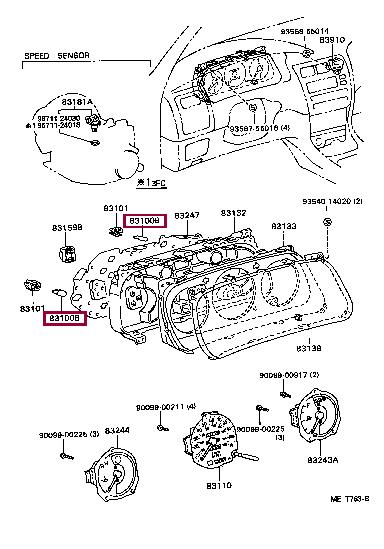 8311903010 Toyota Лампа галогенная 12В