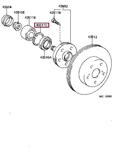 9052182001 Toyota Шплинт