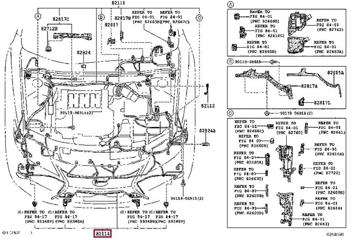8211433030 Toyota Джгут електропроводів
