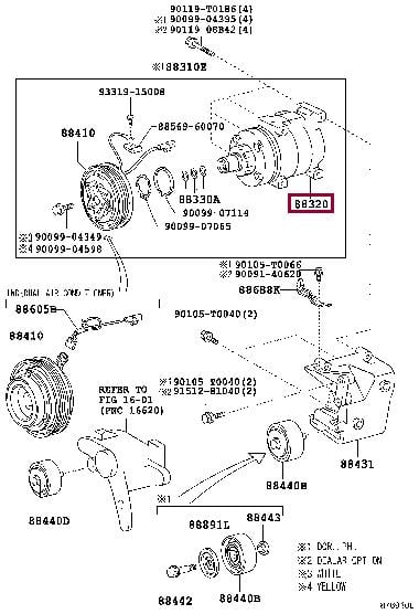 883202F030 Toyota Компрессор кондиционера