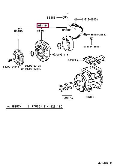 Toyota 88410-34020 Автозапчастина 8841034020: Приваблива ціна - Купити в Україні на EXIST.UA! 8841034020 Toyota Автозапчастина