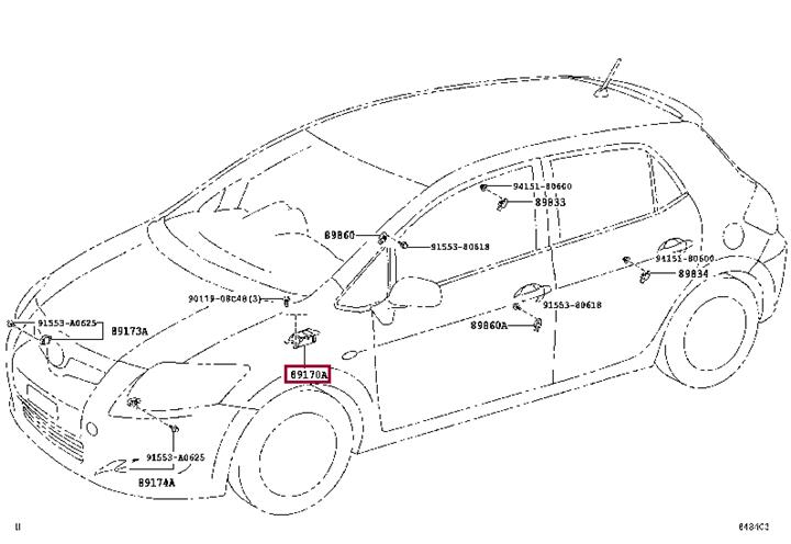 8917002560 Toyota Блок управления подушками безопасности