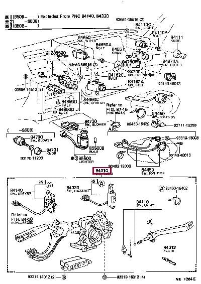 8431017030 Toyota Выключатель