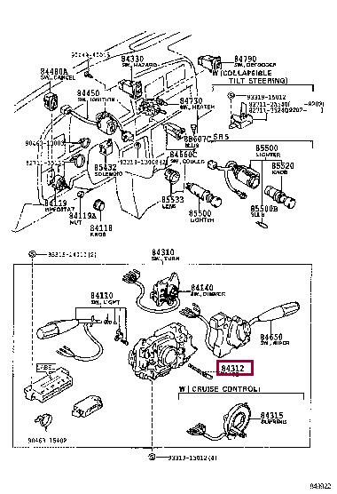 Тримач контакту Toyota 84312-12040