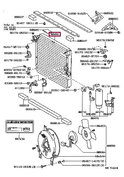 Toyota 88460-35060 Радиатор кондиционера (Конденсатор) 8846035060: Отличная цена - Купить в Украине на EXIST.UA! 8846035060 Toyota Радиатор кондиционера (Конденсатор)